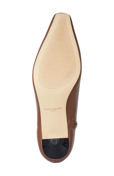Marc Fisher Ltd Women's Kiona Leather Kitten Heel Booties In Neutral