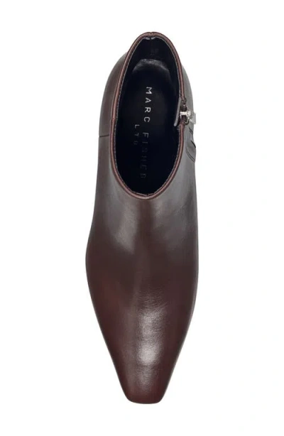 Marc Fisher Ltd Kiona Kitten Heel Bootie In Brown