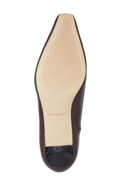 Marc Fisher Ltd Kiona Kitten Heel Bootie In Brown