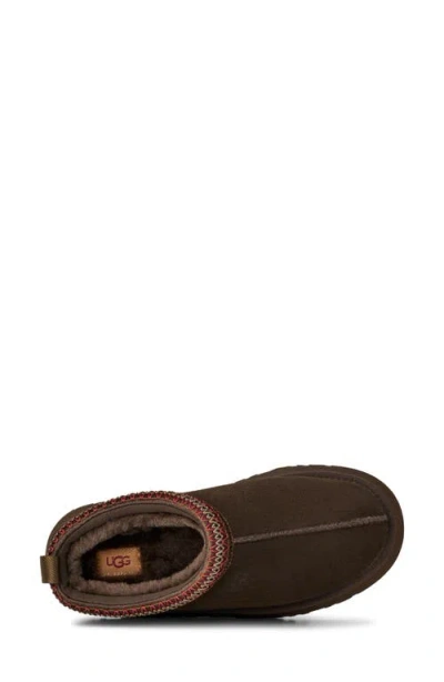 Ugg Slip-on Mule With Woven Textile Trim In Brown