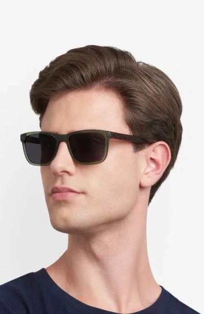Fossil 56mm Rectangular Sunglasses In Green