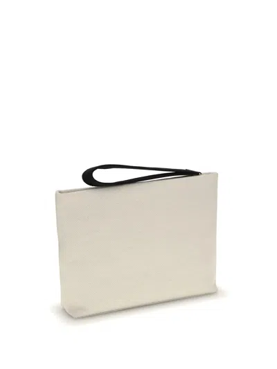Givenchy Women Ivory Canvas Pouch In White
