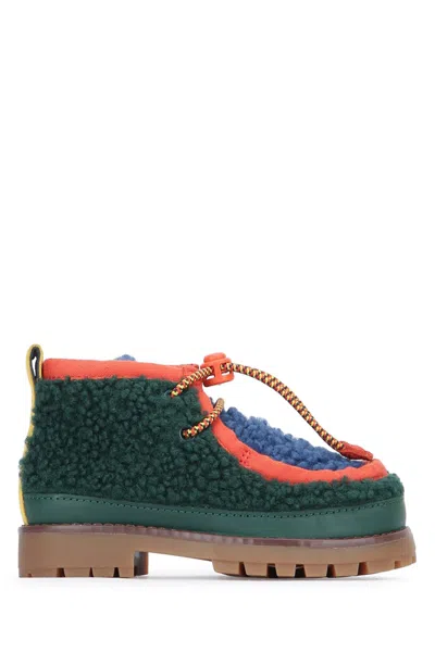Bobo Choses X Camper Faux Shearling Boots In Multi