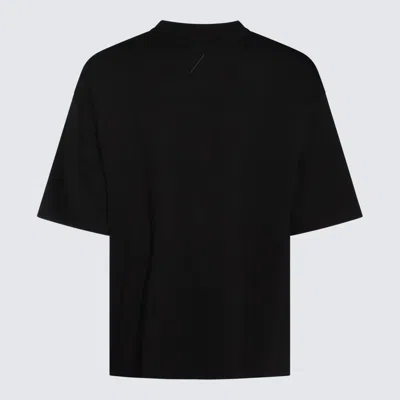 Thom Krom Black Cotton T-shirt In Black