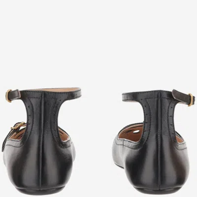 Chloé Black Misty Ballerinas In Black