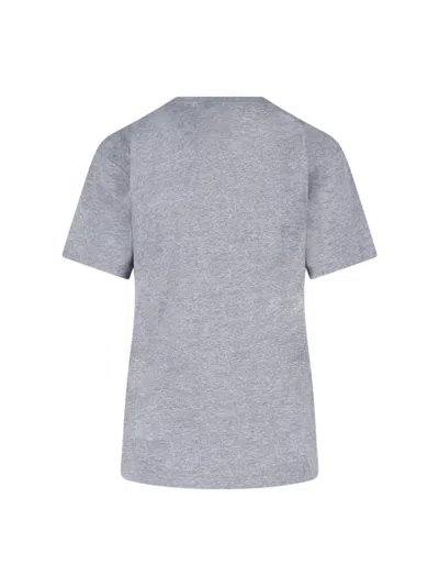 Polo Ralph Lauren Logo T-shirt In Gray
