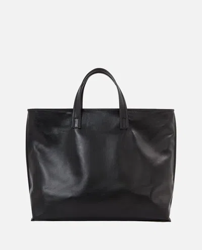Kassl Editions Nappa Leather Tote Bag In Black