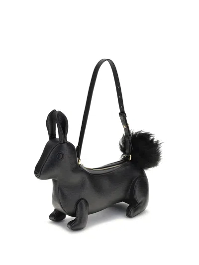 Thom Browne Squirrel-motif Zipped Shoulder Bag