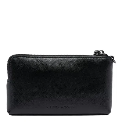 Marc Jacobs Snapshot Wristlet Clutch Bag And Strap In Black