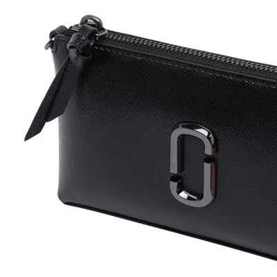 Marc Jacobs Snapshot Wristlet Clutch Bag And Strap In Black