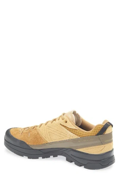 Salomon Textured Tan And Brown Sneakers In Multi