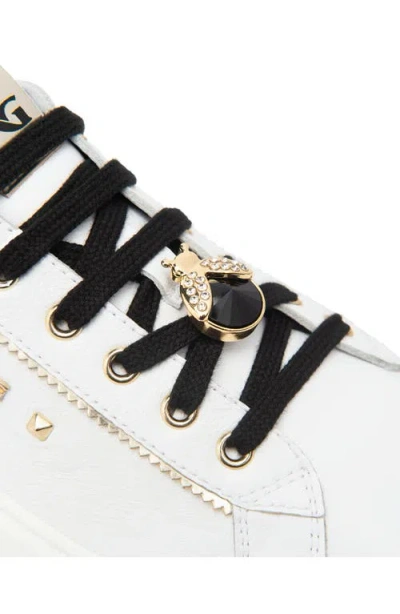 Nerogiardini Studded Platform Sneaker In White