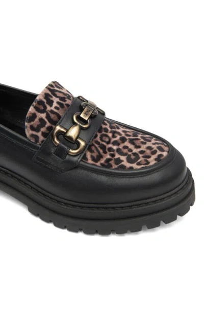 Nerogiardini Lug Sole Bit Loafer In Black