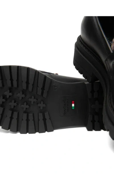 Nerogiardini Lug Sole Bit Loafer In Black