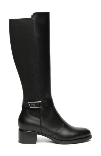 Nerogiardini Block Heel Tall Boot In Black