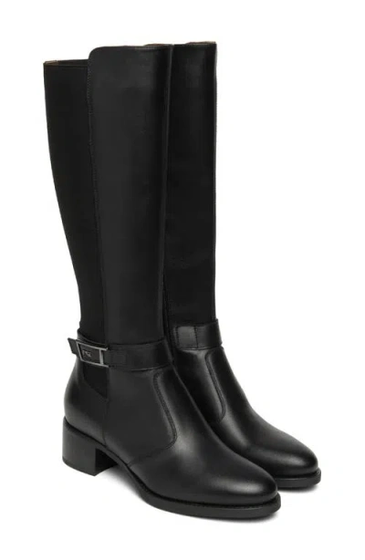 Nerogiardini Block Heel Tall Boot In Black