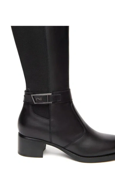 Nerogiardini Block Heel Tall Boot In Black