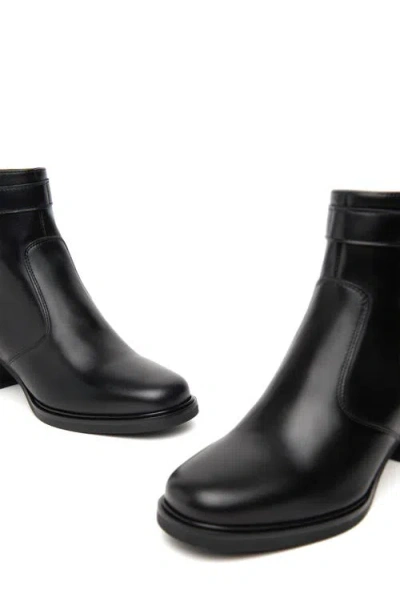 Nerogiardini Block Heel Bootie In Black