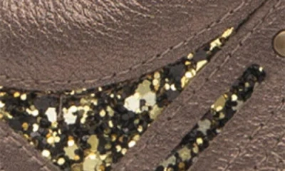 Nerogiardini Glitter Side Zip Platform Sneaker In Brown