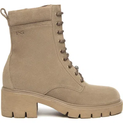 Nerogiardini Charm Combat Boot In Brown