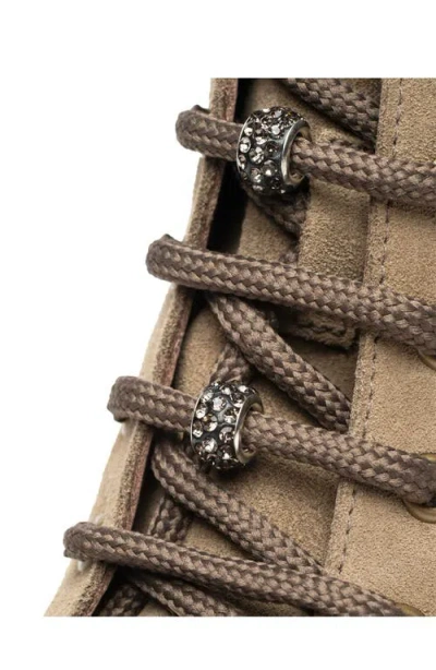 Nerogiardini Charm Combat Boot In Brown