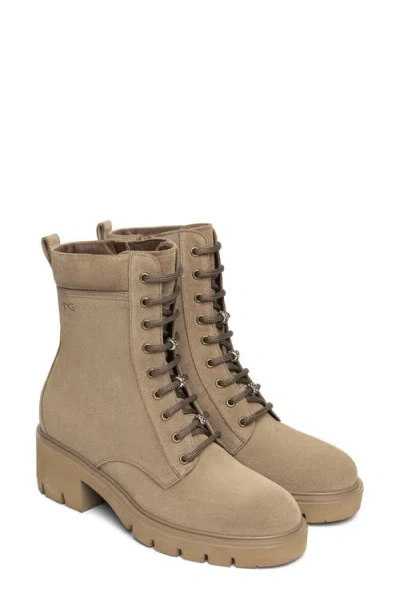 Nerogiardini Charm Combat Boot In Brown