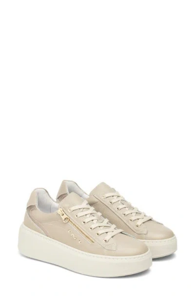 Nerogiardini Platform Sneaker In Gold