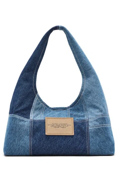 Marc Jacobs Patchwork Denim Shoulder Bag In Blue