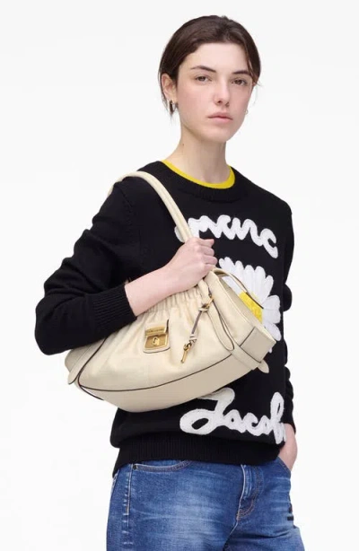 Marc Jacobs Small Satchel Bag Gold-tone Hardware In White