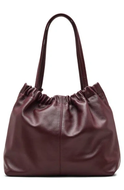 Marc Jacobs The Cristina Chain-embellished Drawstring Tote Bag In Purple