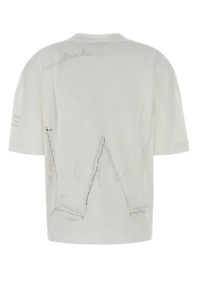 Givenchy Ribbed Crew-neck Cotton T-shirt With Graphic Print In White