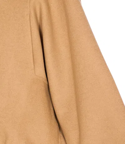 Khaite Garret Wool Jacket In Brown