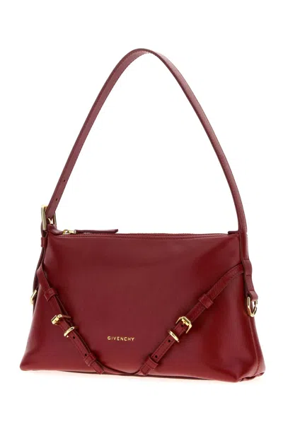 Givenchy Mini Voyou Buckle-detail Leather Tote Bag In Red