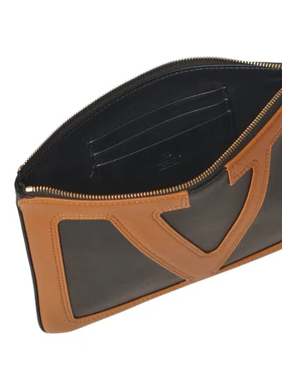 Valentino Garavani Viva Superstar Leather Envelope Clutch Bag In Multi