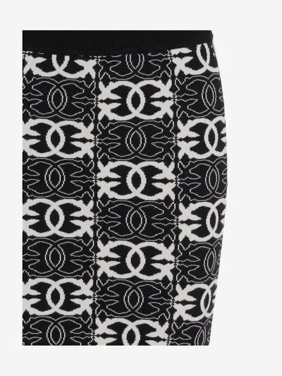 Pinko Jacquard Knit Mini Skirt In Multi