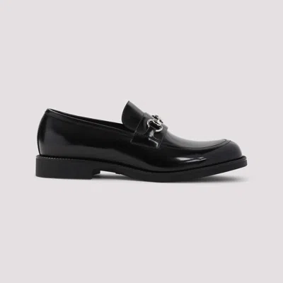Gucci Leather Loafers In Black