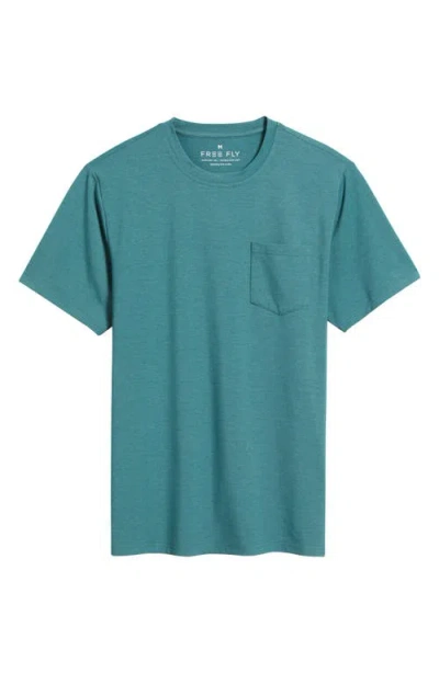 Free Fly Flex Performance Pocket T-shirt In Multi