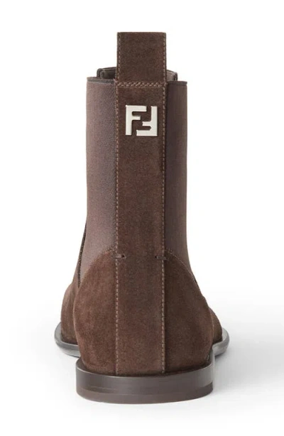 Fendi Ff Squared Chelsea Boots In Multi