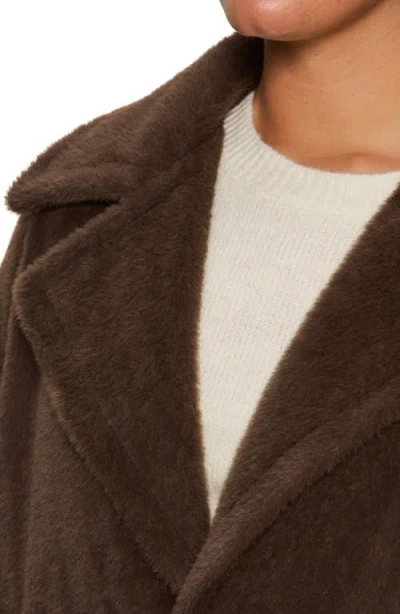 Sanctuary Colette Faux Fur Jacket In Brown