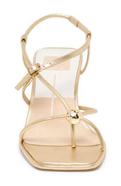 Dolce Vita Women's Mylee Strappy Dress Sandals In Gold