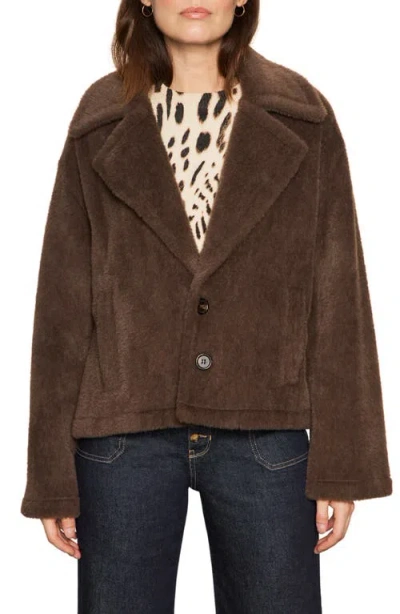 Sanctuary Colette Faux Fur Jacket In Brown