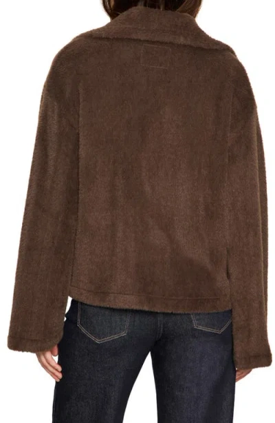 Sanctuary Colette Faux Fur Jacket In Brown