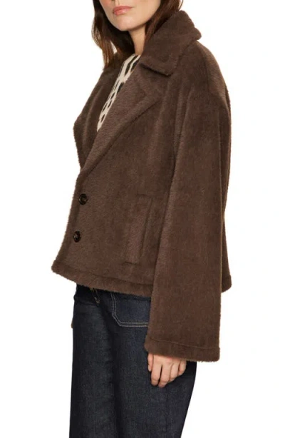 Sanctuary Colette Faux Fur Jacket In Brown