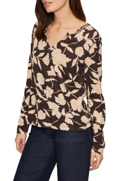 Sanctuary Women's Printed Long-sleeve T-shirt In Brown