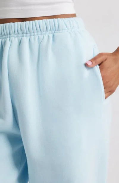 The Mayfair Group Bear Fleece Graphic Joggers In Blue