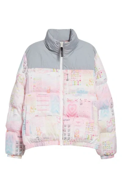 Sandy Liang Jeffrey Print Puffer Jacket In Multi