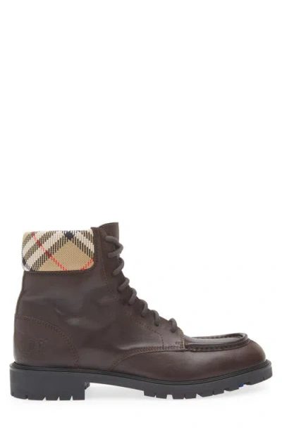Burberry Rogue Amphibious Ankle Boots In Brown
