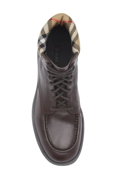 Burberry Rogue Amphibious Ankle Boots In Brown