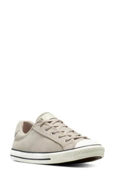 Converse Chuck Taylor All Stair Dainty Suede Sneaker In Gray