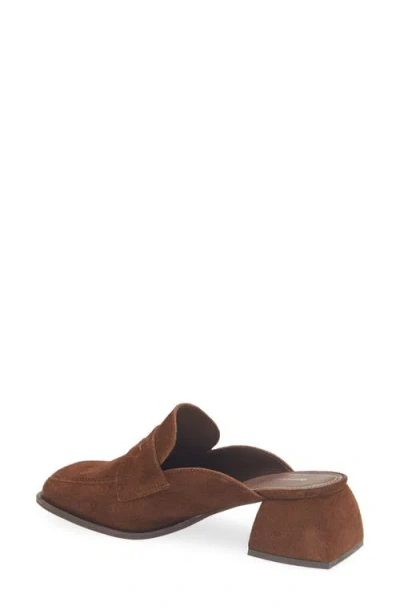 Chocolat Blu Delilah Block Heel Mule In Brown